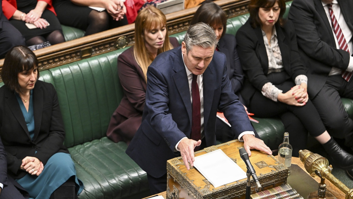 Keir Starmer am Mittwoch im Unterhaus