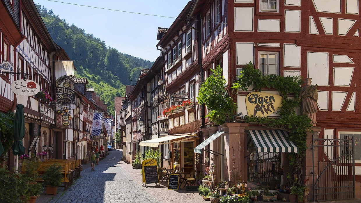 Ein Bilderbuchstädtchen, das derzeit allerdings auf Tourismus verzichten muss: Miltenberg am Bayerischen Untermain.