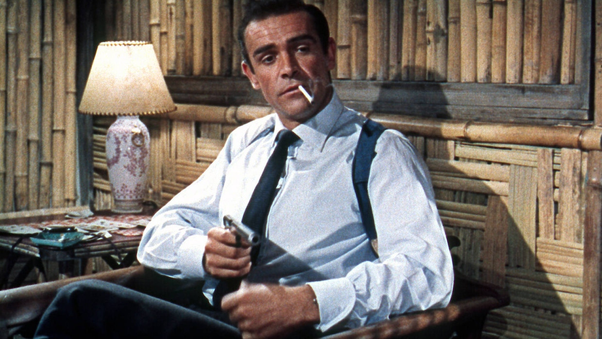 Legendär: Sean Connery in „Dr. No“ – zuvor war der Schotte ebenso unbekannt wie der Setdesigner