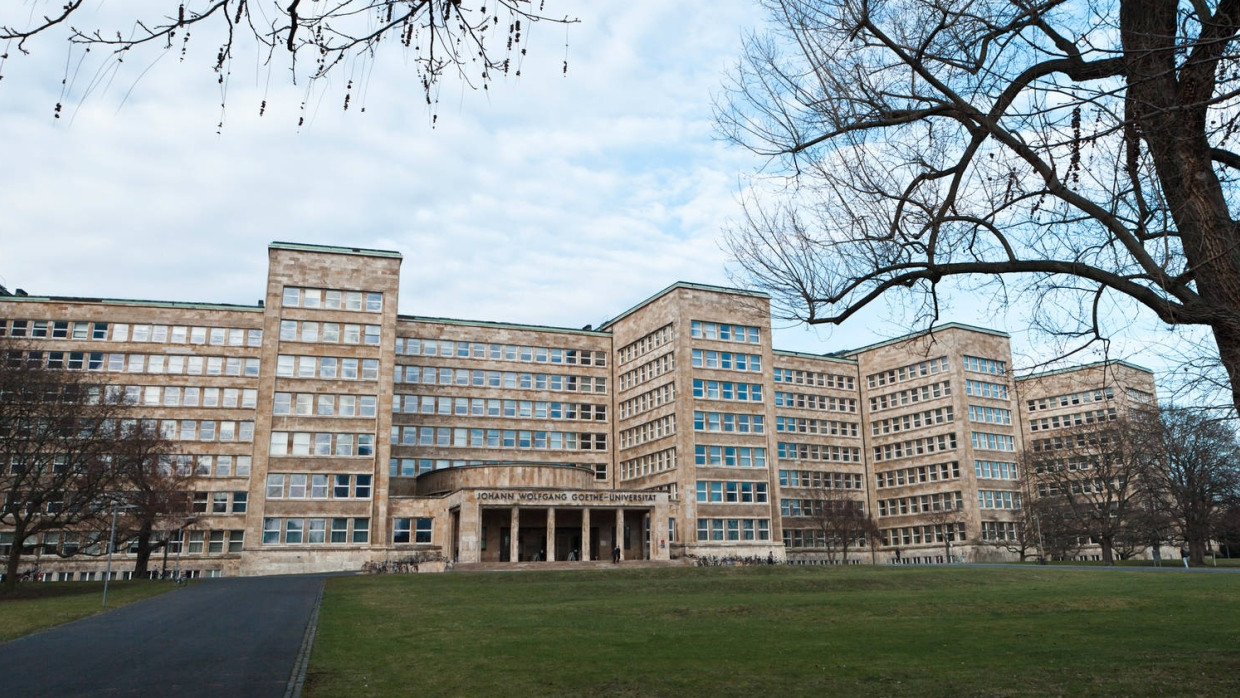 Wo der Holocaust erforscht werden wird: Die Goethe-Universität Frankfurt, dessen Hauptgebäude Sitz des IG-Farben-Konzerns war.