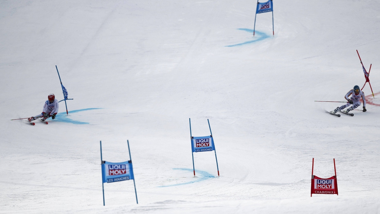 Alexander Schmid (r) im kleinen Finale gegen Loic Meillard.