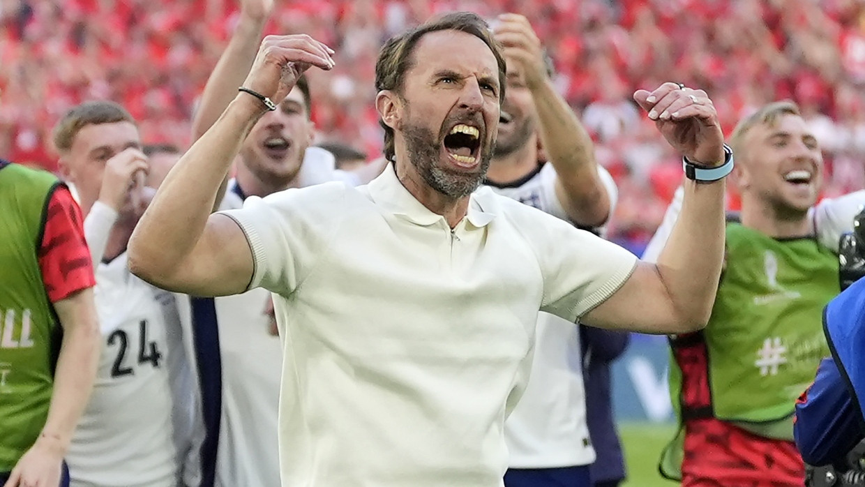 Dann brechen die Emotionen durch: Englands Nationaltrainer Gareth Southgate