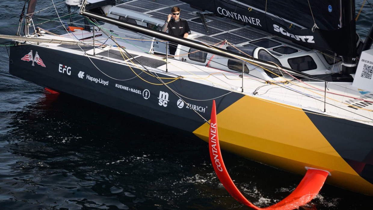 „Alles gut an Bord“: Boris Herrmann bei der Vendée Globe (Archivbild)