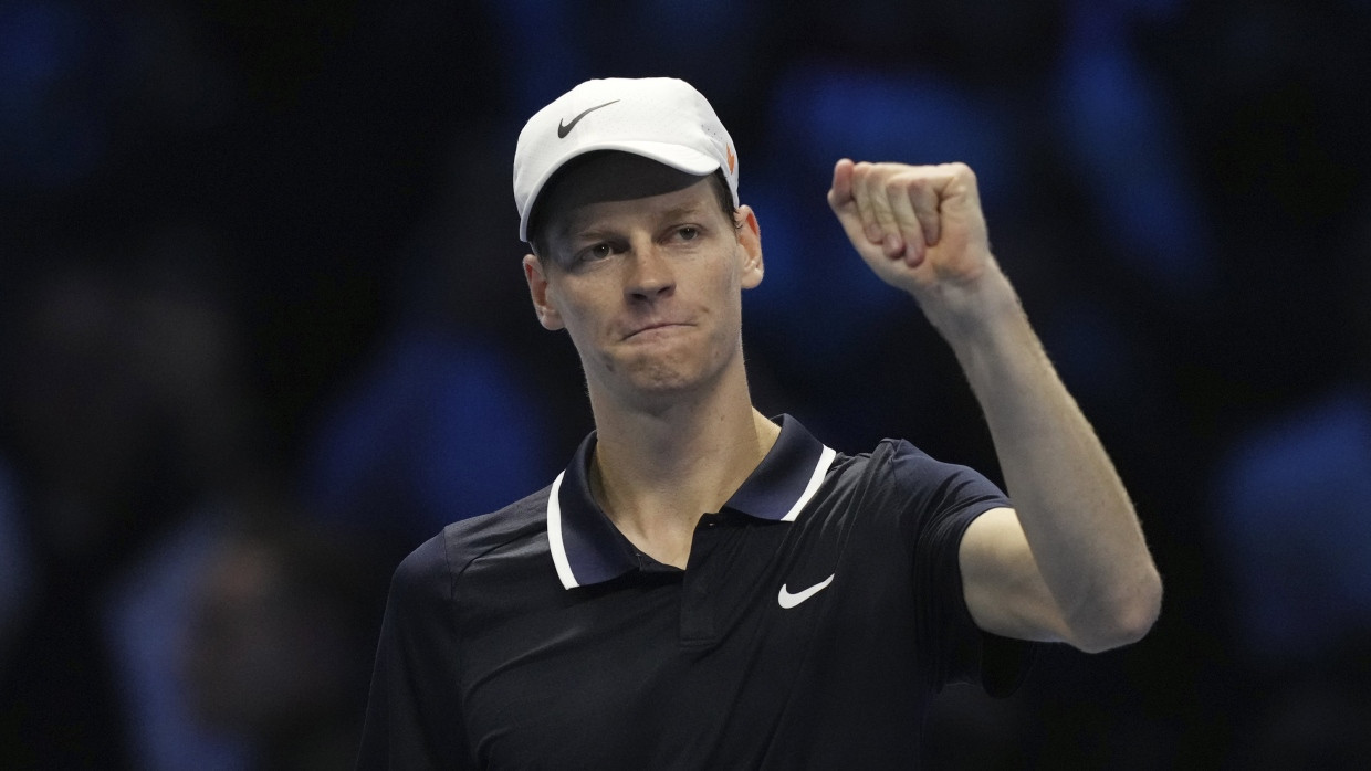 Souverän: Jannik Sinner gelingt bei den ATP Finals der zweite Sieg im zweiten Spiel