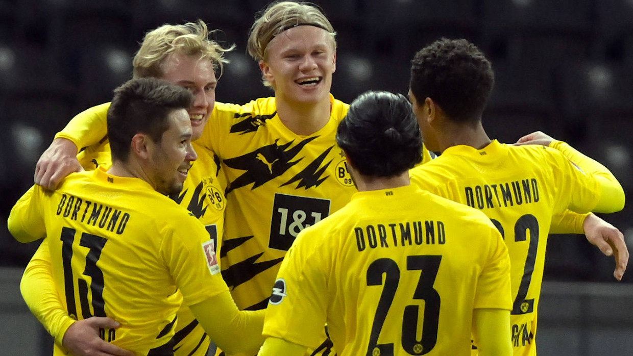 Die Freude ist zurück auf dem Rasen: Der BVB will ins Champions-League-Achtelfinale.