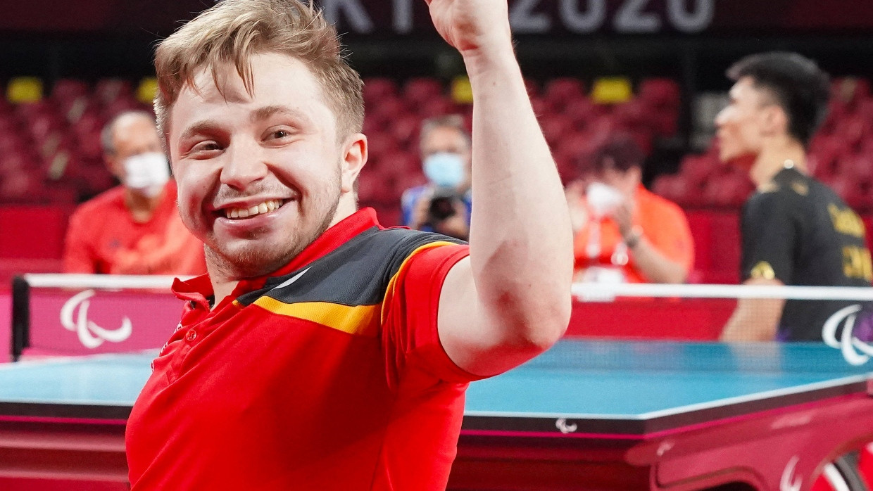 Tischtennisspieler Valentin Baus gewann das zweite deutsche Gold in Tokio.