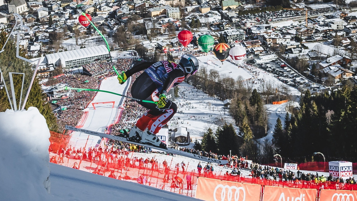 Auf dem Sprung zum Sieg: James Crawford dominiert die „Streif“