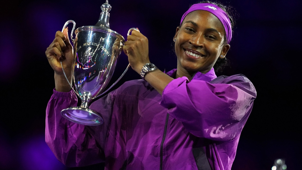 Mehr als ein Pokal: Gauff sichert sich in Riad ein Rekordpreisgeld.