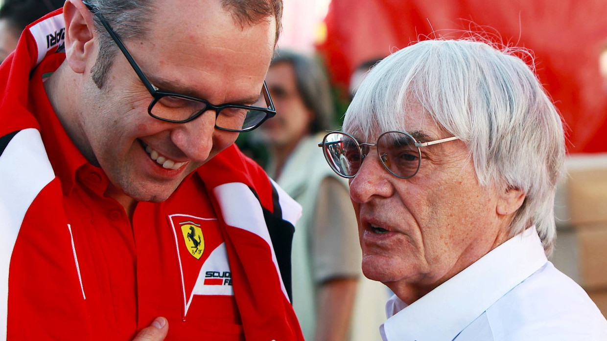 Im Gespräch: Stefano Domenicali (links) und Bernie Ecclestone am Rande des Großen Preises von Kanada im Jahr 2012.