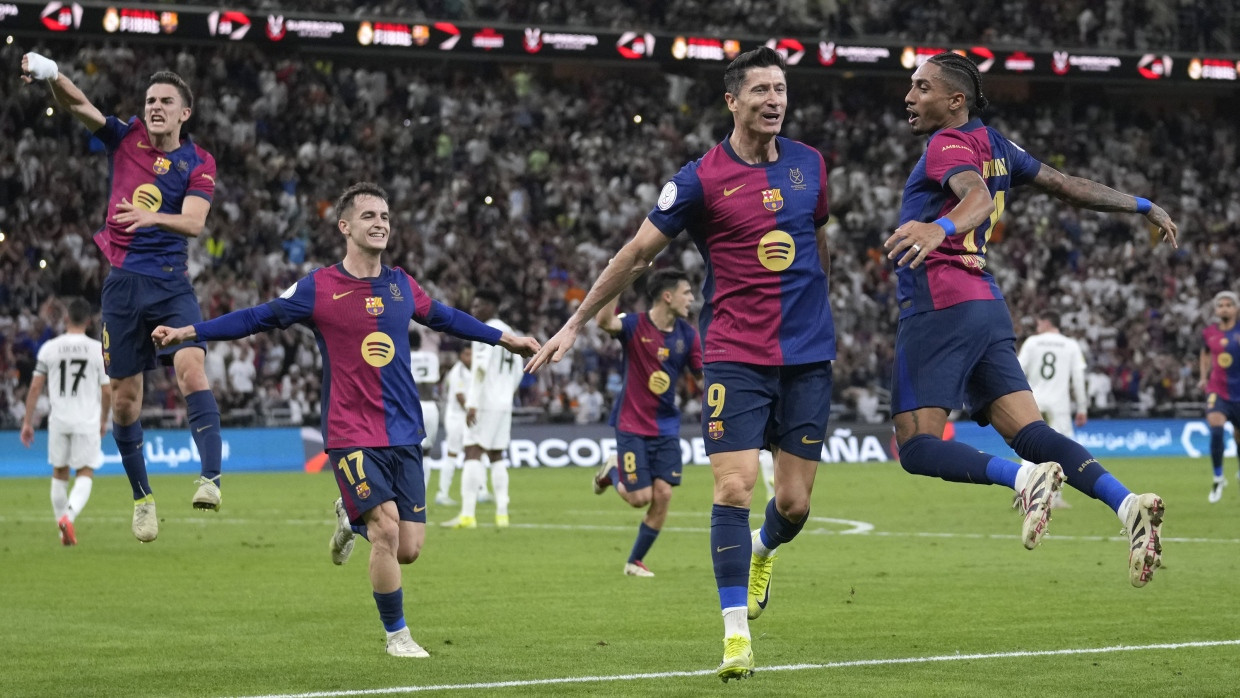 Der FC Barcelona konnte sich beim El Clásico im Supercup gegen Real Madrid mit einem 5:2 durchsetzen.