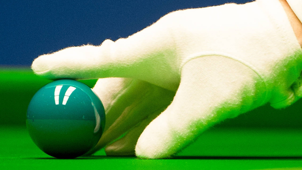 Beim Snooker wird Wert auf Genauigkeit gelegt.