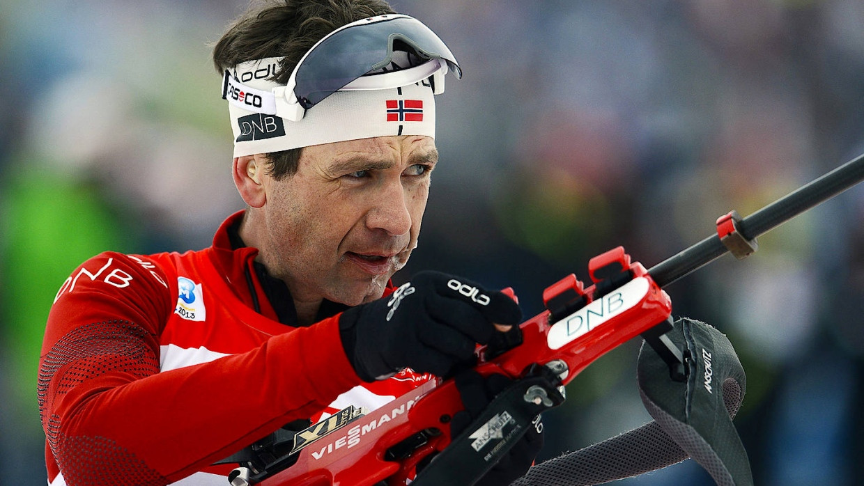 Biathlet Björndalen wirkt heute als Trainer in einem Land, dessen Sprache er nicht spricht; mit Athleten, die kein englisch können.