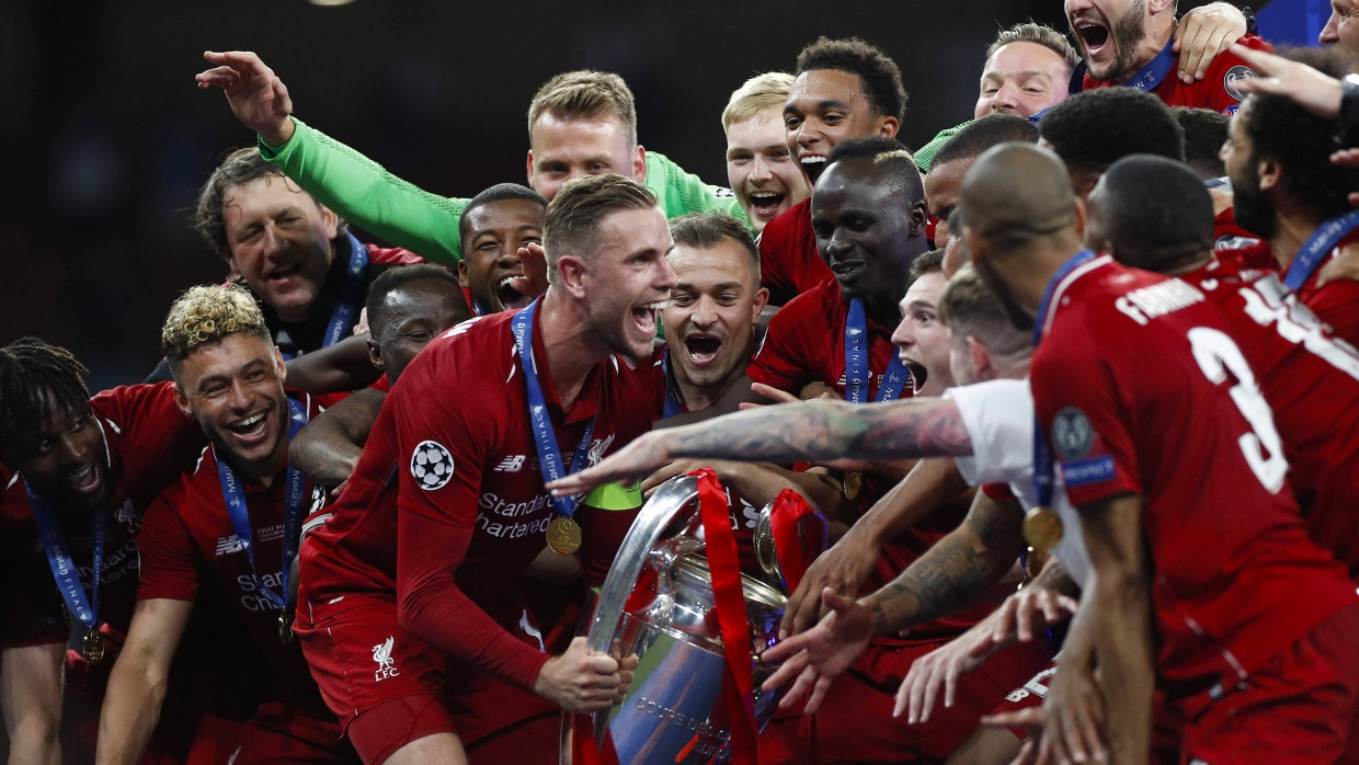 Silberware für die Roten: Liverpool ist Sieger der Champions League.