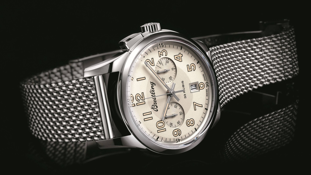 Breitling Transocean 1915 mit nagelneuem Werk