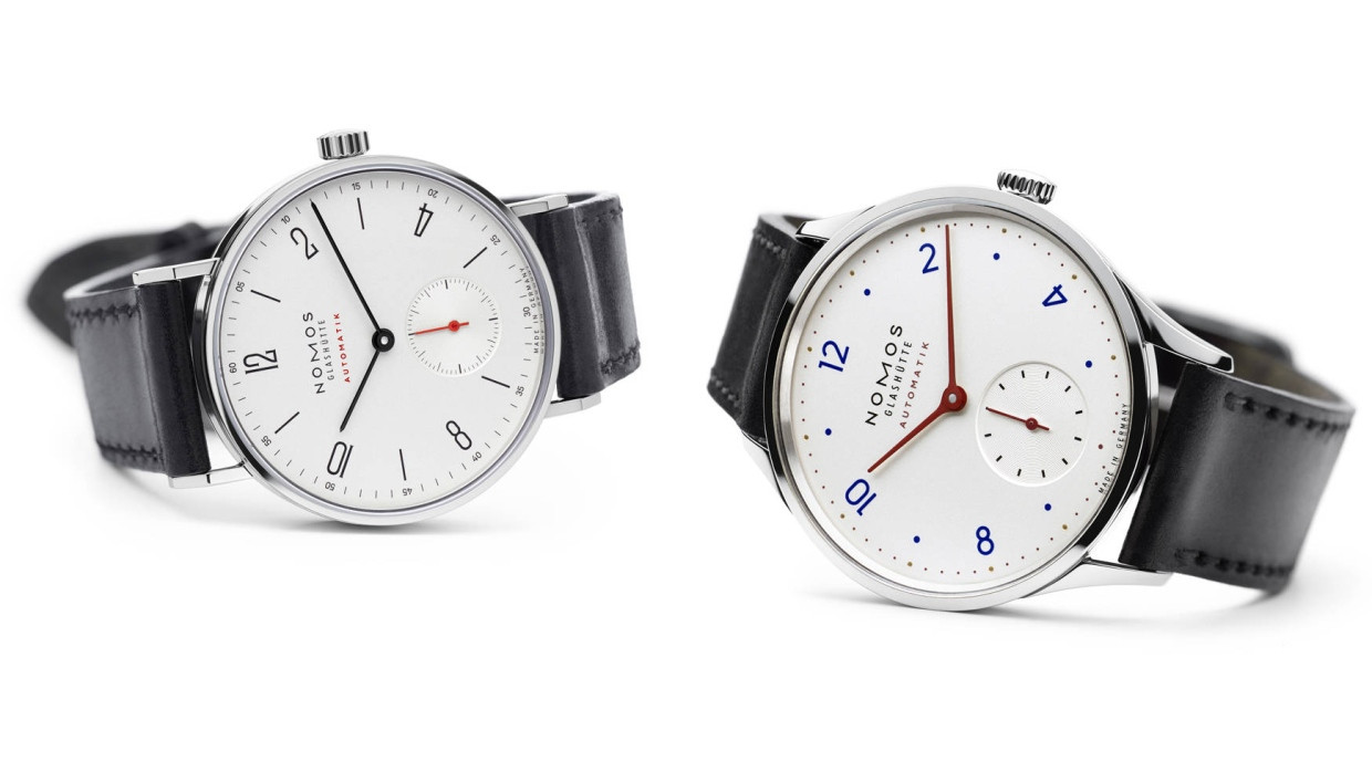 Tangente und Minimatik von Nomos Glashütte