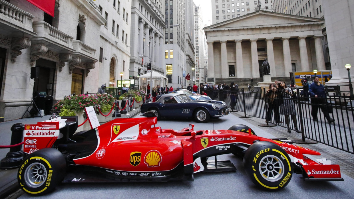 Gut eingeparkt: 980 Millionen Dollar hat Ferrari an der New Yorker Börse eingesammelt.