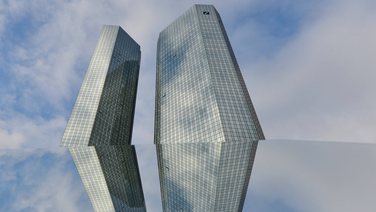 Die Zentrale der Deutschen Bank in Frankfurt