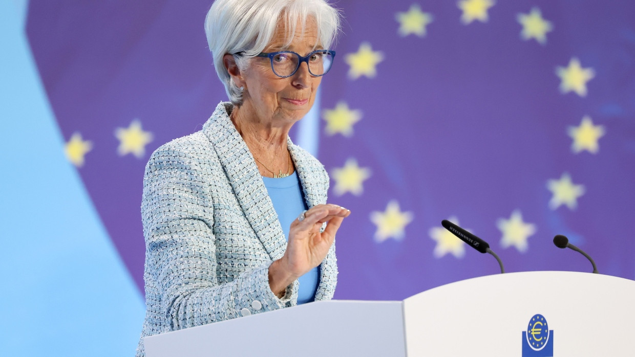 EZB-Präsidentin Christine Lagarde warnt vor Arbeitslosigkeit als Begleiterscheinung eines hohen Leitzinses