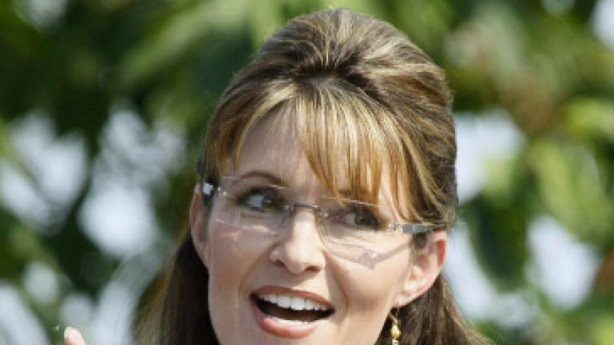 Wieder zurück an der Oberfläche: Sarah Palin