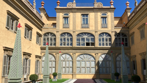 Der Veranstaltungsort der Kunstmesse BIAF in Florenz: Palazzo Corsini