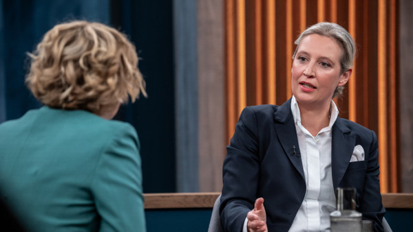 Pseudo-historisches Opferjammern: Alice Weidel bei Caren Miosga