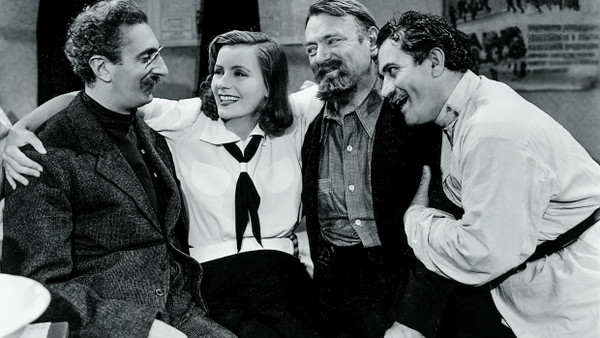 „Garbo lacht!“: So bewarb die Produktion 1939 Lubitschs „Ninotschka“.