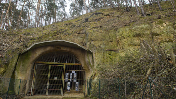 Der Eingang in das Stollensystem von Langenstein-Zwieberge.