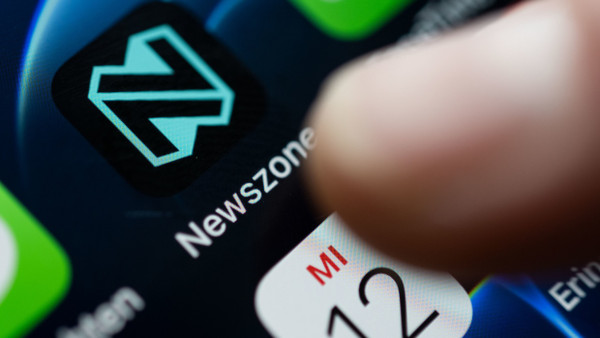 Das Logo der App "Newszone" des Südwestrundfunks (SWR)