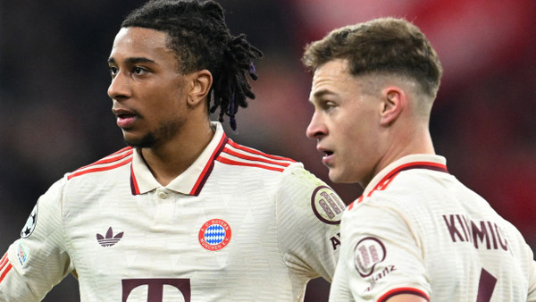 Auf den FC Bayern um Michael Olise (links) und Joshua Kimmich könnte ein Kracher in den Play-offs warten.