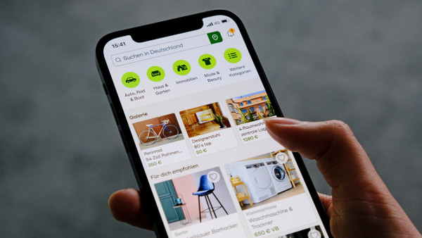 Schnell mal was verkaufen: Die Kleinanzeigen-App ist der führende Onlinemarktplatz