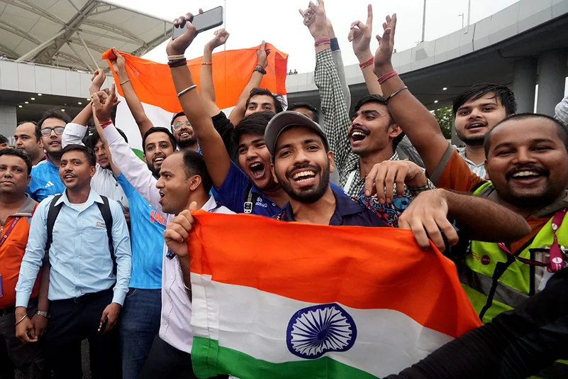 Indian Team Arrival In India