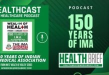 healthcast podcast - 150 years of ima - from ima - healthbrief from mediabrief