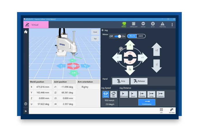 Robots software