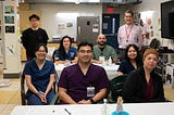 San Francisco State University Nursing Students at Hotel Isabel providing health screenings and health education to TODCO residents.