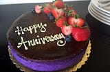 Happy Anniversary Cake