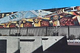 Landmark 24th Street Bart Plaza Mural Restoration Begins