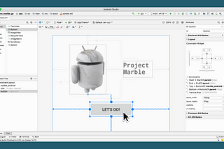 Android Studio Project Marble: Layout Editor