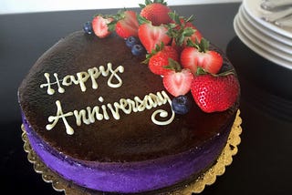 Happy Anniversary Cake