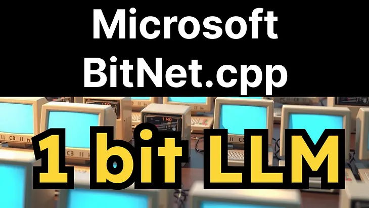 Microsoft BitNet.cpp : Framework for 1-bit LLMs