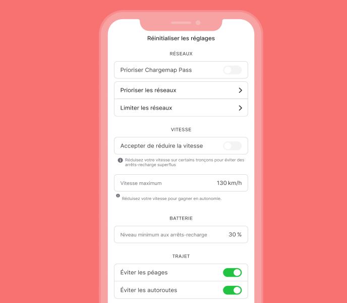 Envie de prioriser un réseau de recharge sur votre <nobr>trajet ?</nobr>