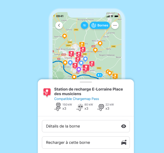 Besoin de recharger près d’un lieu <nobr>précis ?</nobr>
