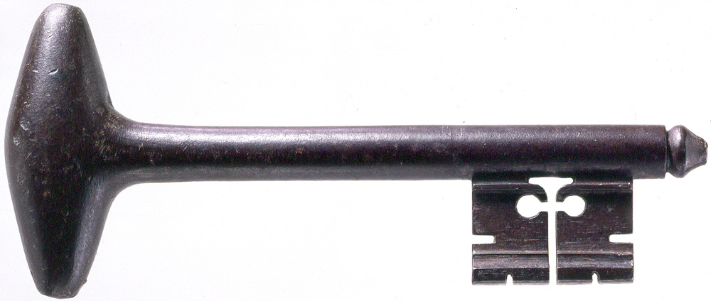 The Key to the Bastille given to George Washington by the Marquis de Lafayette (W-14/A, Mount Vernon Ladies' Association)