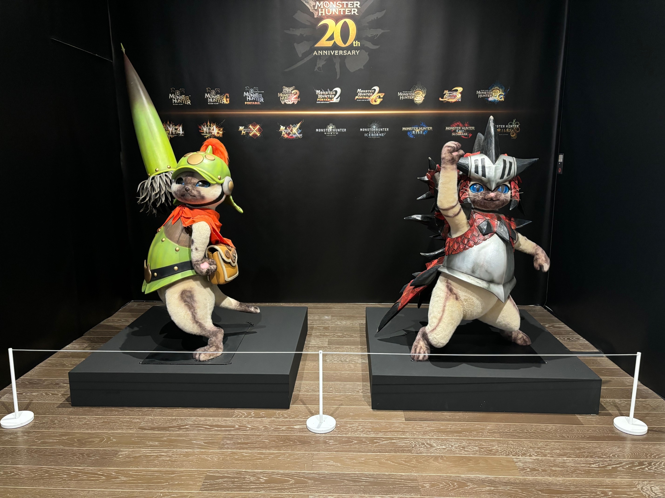 「モンスターハンター20周年 大狩猟展」レポート：VRやタッチパネルで『モンハン』の歴史を体感、「セクレト」巨大フィギュアも_001