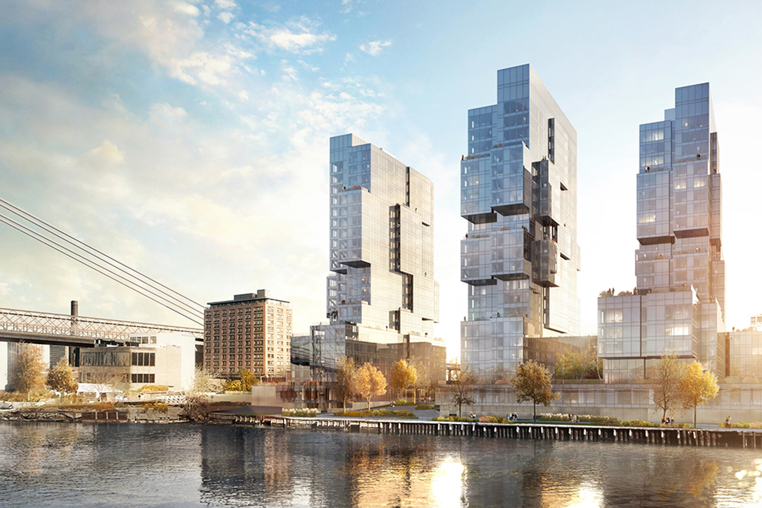 420 Kent Avenue waterfront, design by ODA New York