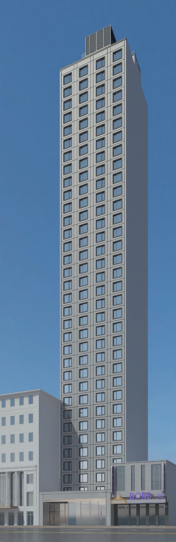 Rendering of 223 West 46th Street - Gene Kaufman Architect