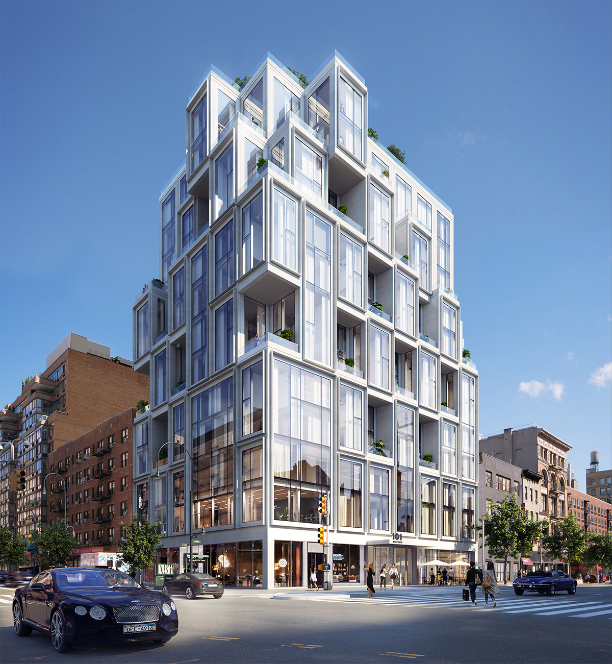 Final rendering of 101 West 14th Street - Binyan Studios; ODA New York