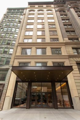 Looking up at 122 Fifth Avenue at 17th Street