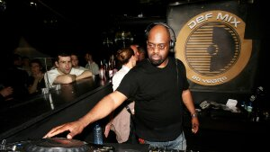 DJ Frankie Knuckles plays at the Def Mix 20th Anniversary Weekender at Turnmills nightclub on May 6, 2007 in London, England. 