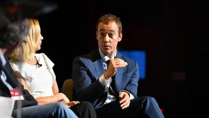 Scotland Yard is reviewing allegations against the Washington Post's publisher and CEO, Will Lewis, shown here at a conference in 2017. The preliminary inquiry centers on Lewis' actions while an executive for Rupert Murdoch's British newspaper company.