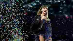 Taylor Swift performs during the European leg of her Eras Tour at Johan Cruijff Arena on July 4, 2024, in Amsterdam, Netherlands.